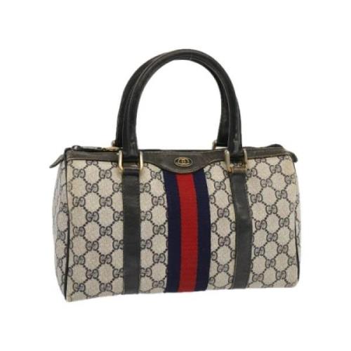 Gucci Vintage Pre-owned Canvas gucci-vskor Blue, Dam