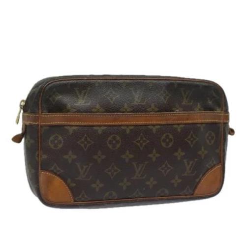 Louis Vuitton Vintage Pre-owned Canvas kuvertvskor Brown, Dam