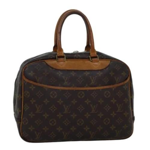 Louis Vuitton Vintage Pre-owned Canvas handvskor Brown, Dam