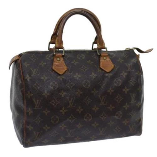 Louis Vuitton Vintage Pre-owned Canvas handvskor Brown, Dam