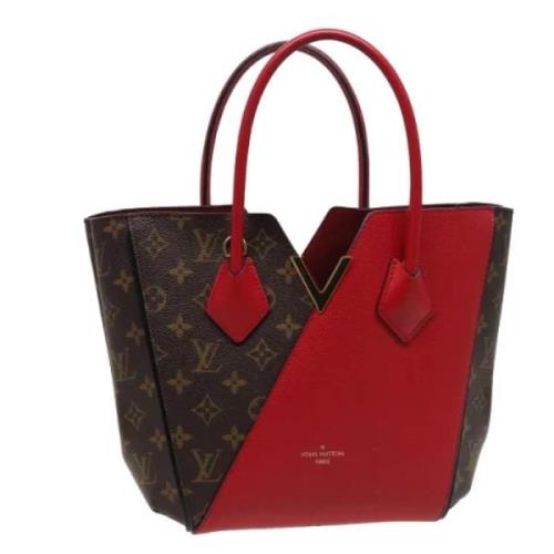 Louis Vuitton Vintage Pre-owned Canvas handvskor Red, Dam