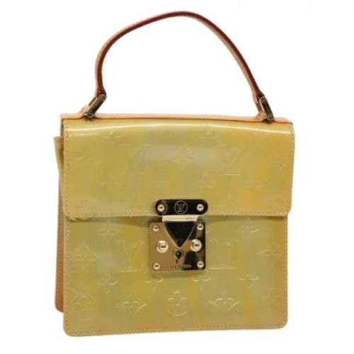 Louis Vuitton Vintage Pre-owned Laeder handvskor Yellow, Dam