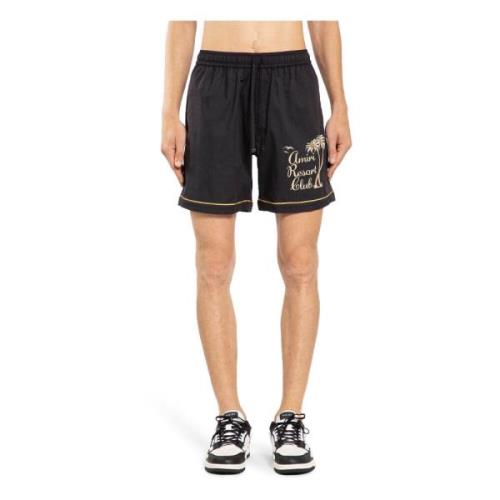 Amiri Twisted Palms Shorts Black, Herr