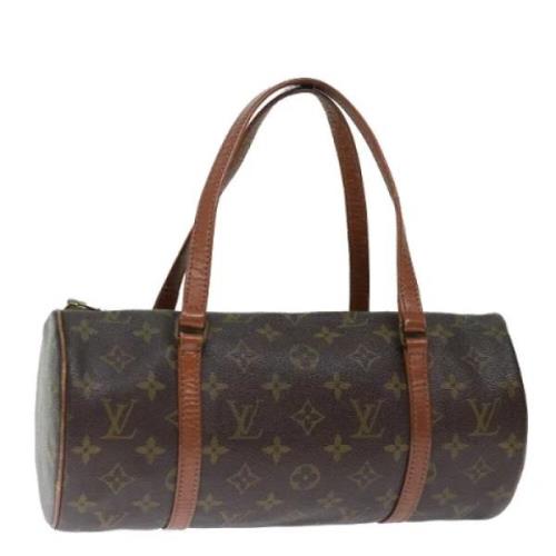 Louis Vuitton Vintage Pre-owned Canvas handvskor Brown, Dam