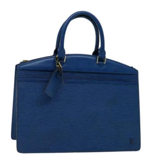 Louis Vuitton Vintage Pre-owned Laeder handvskor Blue, Dam