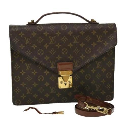 Louis Vuitton Vintage Pre-owned Canvas portfljer Brown, Dam