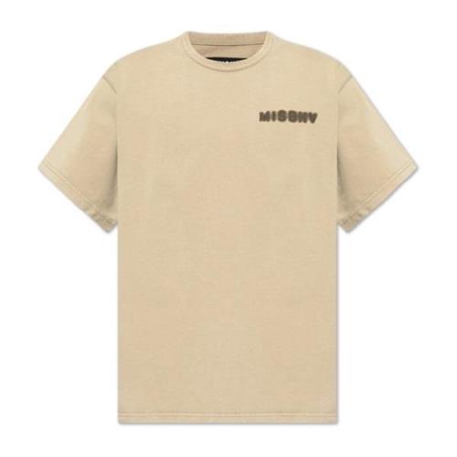 Misbhv Logo T-shirt Beige, Herr