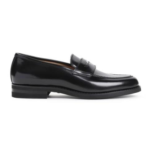 Bally Svarta Loaferskor för Män Black, Herr