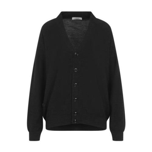 Lemaire Grå Twisted Cardigan Sweater Gray, Dam