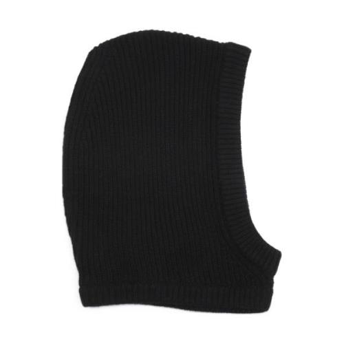 Rick Owens Lyxig Svart Hatt Aw24 Stil Black, Dam