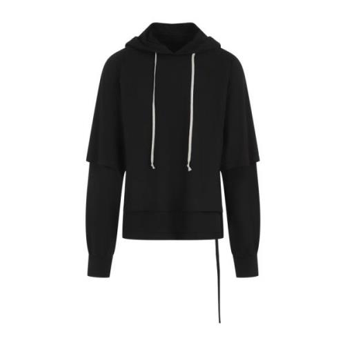 Rick Owens Svart Sweatshirt Höj Stil Modern Man Black, Herr