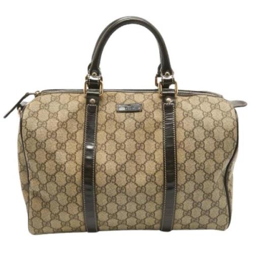 Gucci Vintage Pre-owned Canvas handvskor Beige, Dam