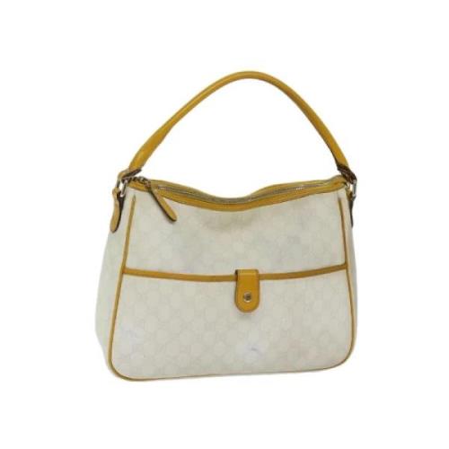 Gucci Vintage Pre-owned Canvas gucci-vskor White, Dam