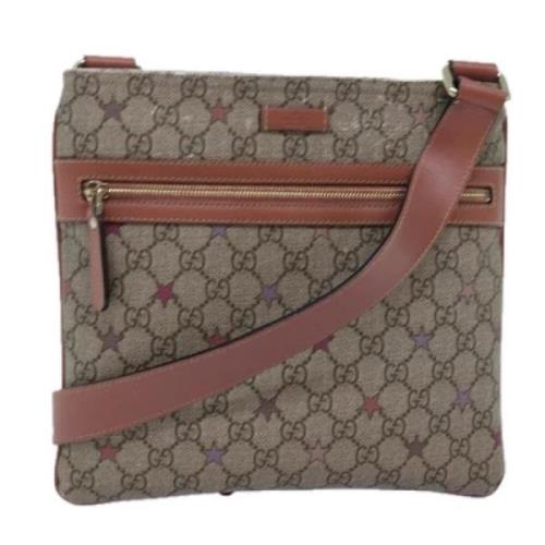 Gucci Vintage Pre-owned Laeder gucci-vskor Beige, Dam