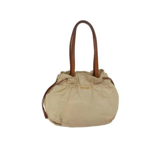 Prada Vintage Pre-owned Laeder prada-vskor Beige, Dam