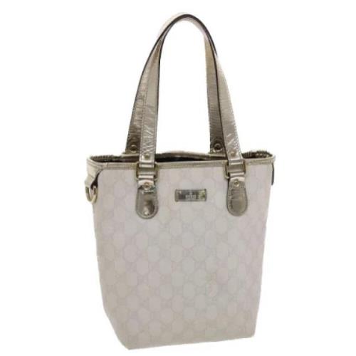 Gucci Vintage Pre-owned Laeder handvskor White, Dam