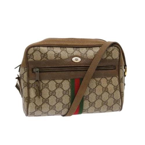 Gucci Vintage Pre-owned Canvas handvskor Beige, Dam