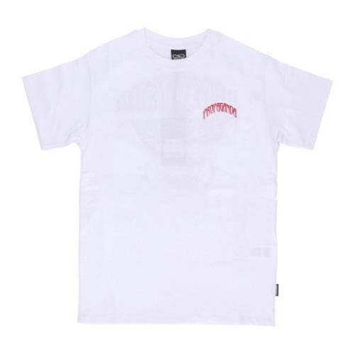 Propaganda Triangle Web Tee White T-Shirt White, Herr