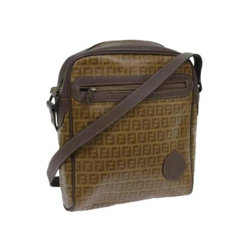 Fendi Vintage Pre-owned Canvas fendi-vskor Brown, Dam