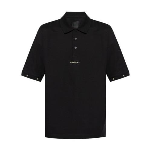 Givenchy Svarta T-shirts & Polos för Män Black, Herr