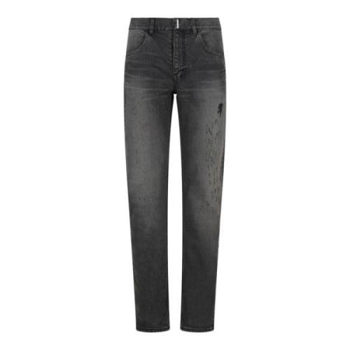 Givenchy Vintage Denim Svarta Jeans Black, Herr