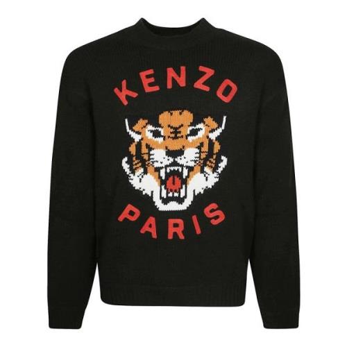 Kenzo Tiger Crewneck Tröja Black, Herr