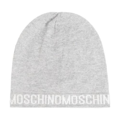 Moschino Keps med logotyp Gray, Dam