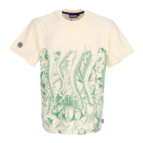 Octopus Botanisk Tee Herr T-shirt Multicolor, Herr