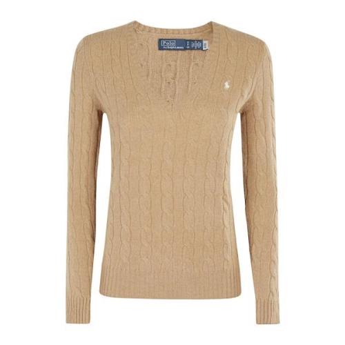 Ralph Lauren Stilig Pullover Tröja för Män Beige, Dam