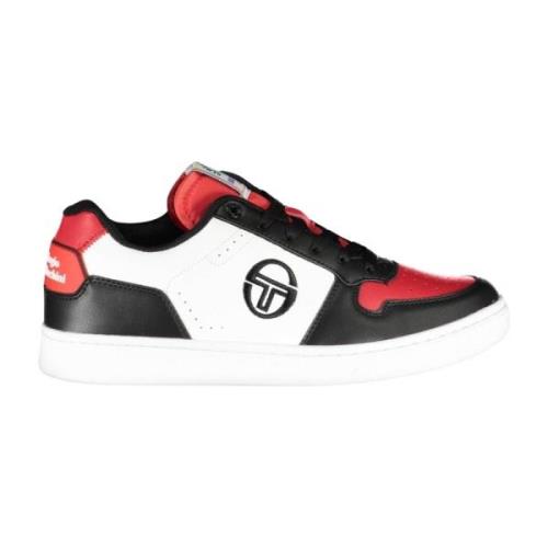 Sergio Tacchini Svarta Snörade Sportsneakers Multicolor, Herr