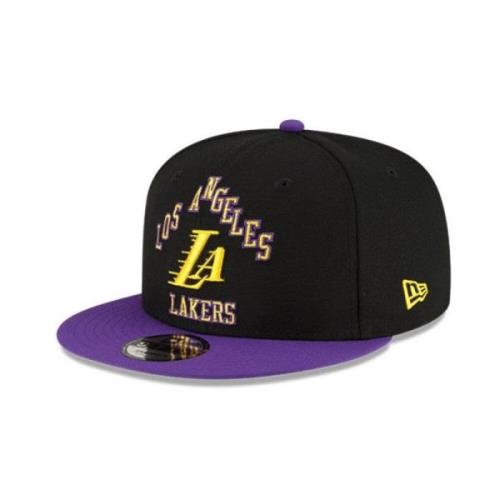 New Era Snapback NBA Cap - Svart Broderad Black, Herr