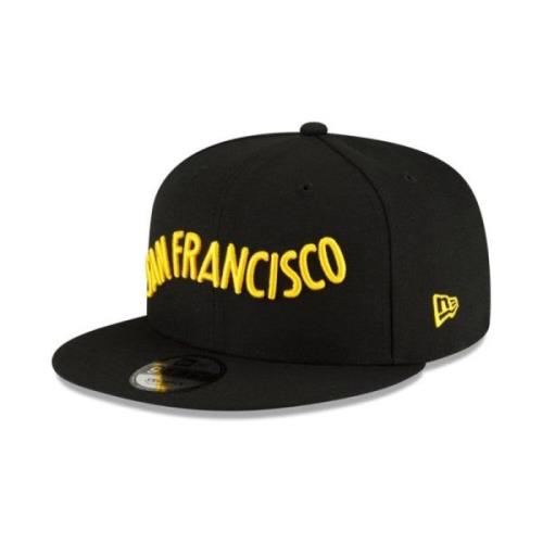 New Era NBA ALT Cap - Svart Patchat Logo Black, Herr