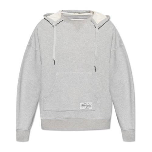 Golden Goose Sweatshirt med logotyp Gray, Herr