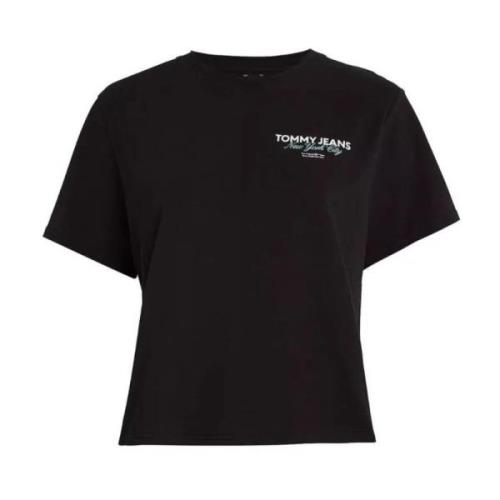 Tommy Jeans Essentiell Boxy T-shirt Black, Dam