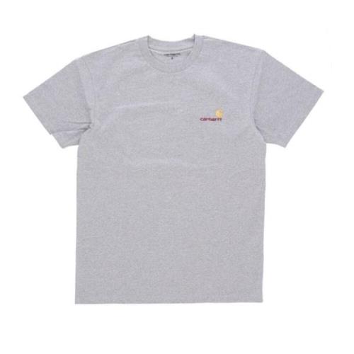 Carhartt Wip Script Tee Grå Heather Herr T-shirt Gray, Herr