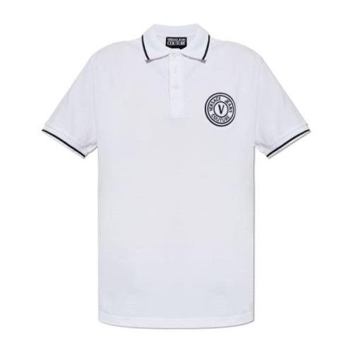 Versace Jeans Couture Polo med logotyp White, Herr