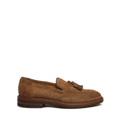 Brunello Cucinelli Bruna Moccasins för Män Brown, Herr