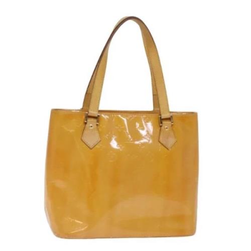 Louis Vuitton Vintage Pre-owned Laeder handvskor Yellow, Dam