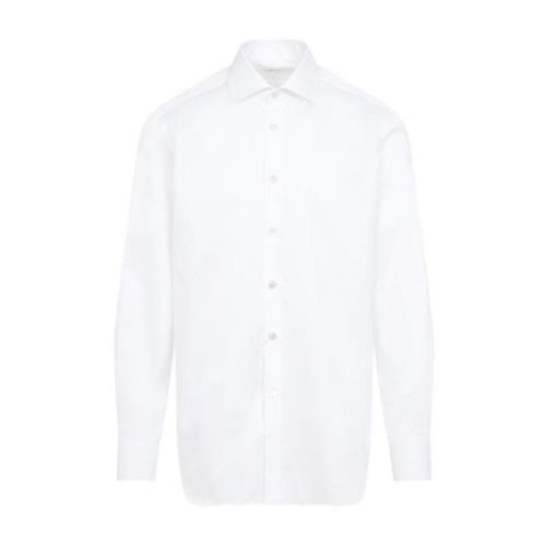 Kiton Vita Skjortor för Män Aw24 White, Herr