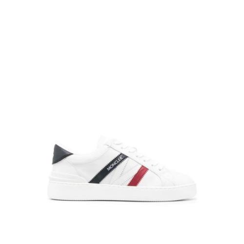 Moncler Vita låga sneakers logotyp gummi White, Dam