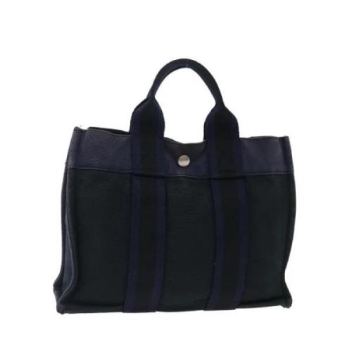 Hermès Vintage Pre-owned Bomull handvskor Blue, Dam