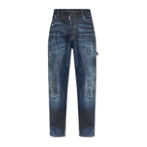 Dsquared2 Jeans i lös stil Blue, Herr