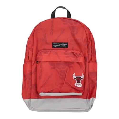 Mitchell & Ness Chicago Bulls NBA Team Logo Ryggsäck Red, Unisex