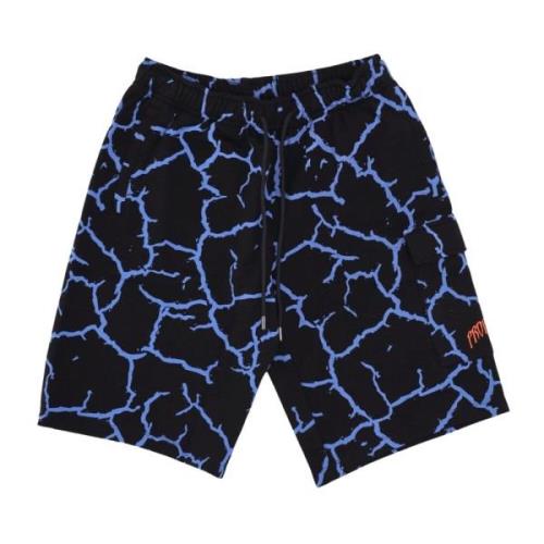 Propaganda Gorilla Cargo Sweatshorts Svart Multicolor, Herr