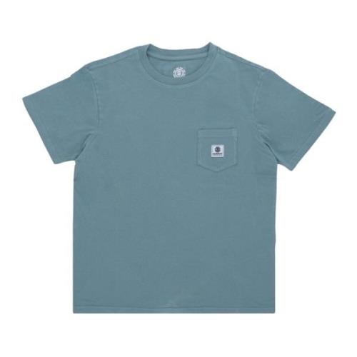 Element Ficka Pigment Tee North Atlantic T-Shirt Blue, Herr