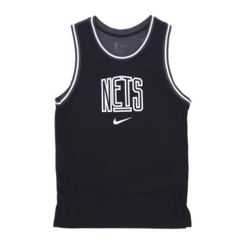 Nike Brooklyn Nets Basketball Tank Top Black, Herr