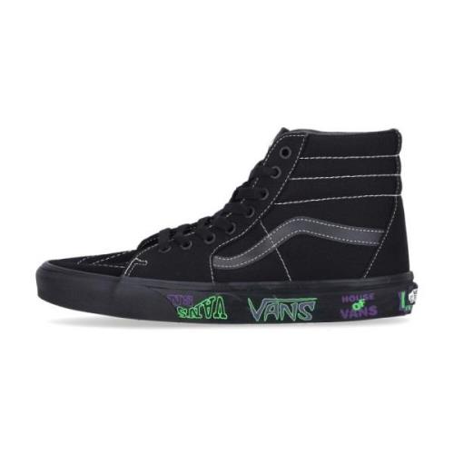 Vans Hög Topp Skate Sko Svart Black, Herr