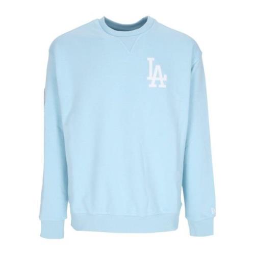 New Era Dodgers Lättvikts Crewneck Sweatshirt Blue, Herr