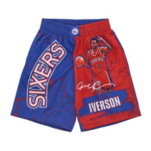 Mitchell & Ness NBA Burst Mesh Basketball Shorts Multicolor, Herr