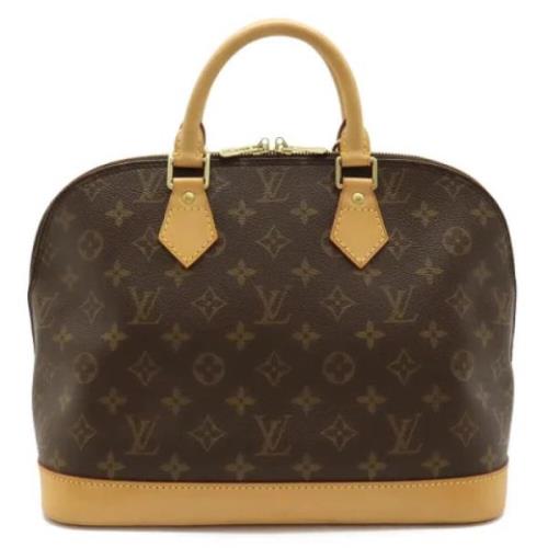 Louis Vuitton Vintage Pre-owned Canvas handvskor Brown, Dam